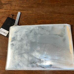 Forever 21 Silver Handbag/Clutch NWT